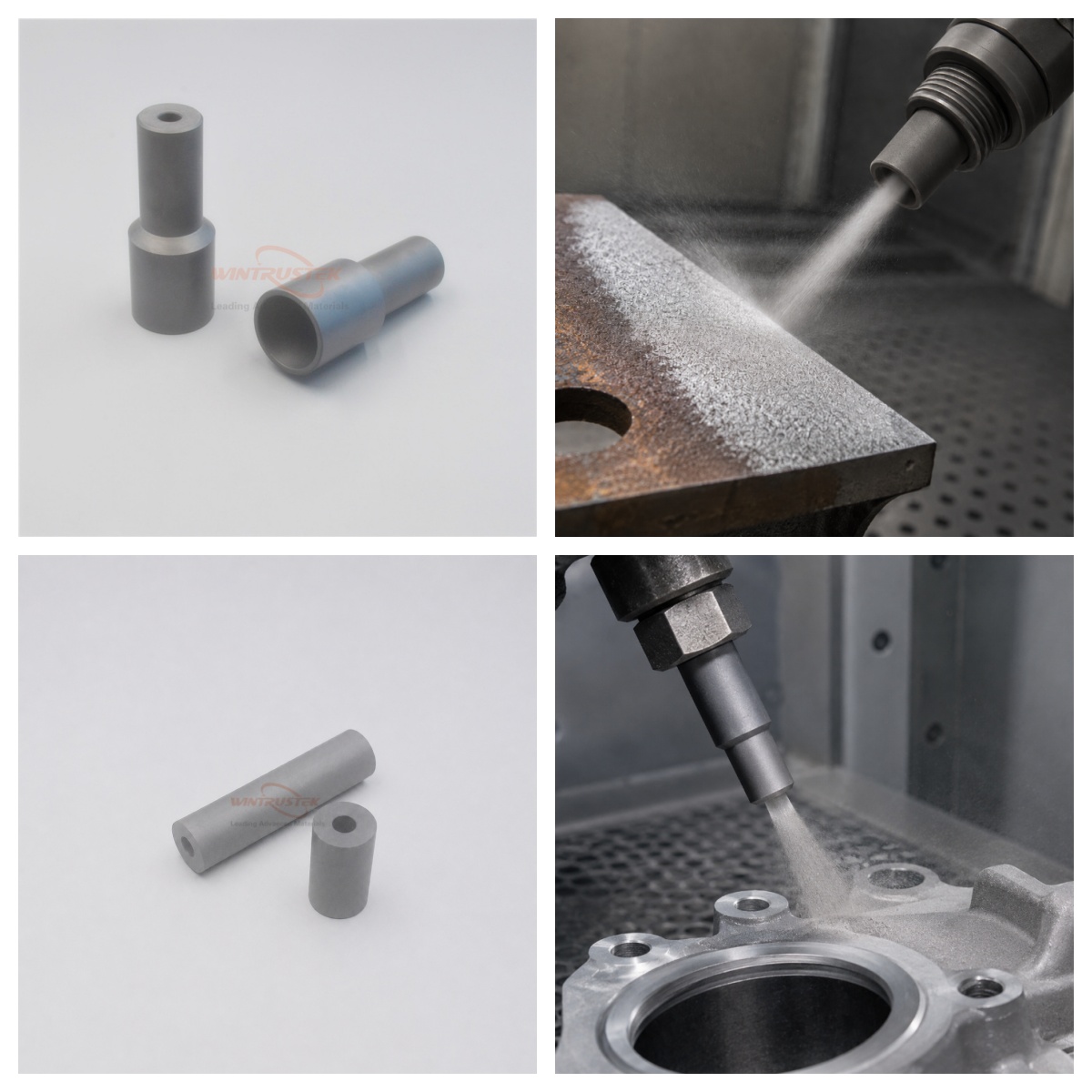 Boron Carbide or Silicon Carbide Nozzles: Which Is Better for Abrasive Blasting?